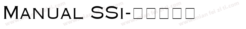 Manual SSi字体转换